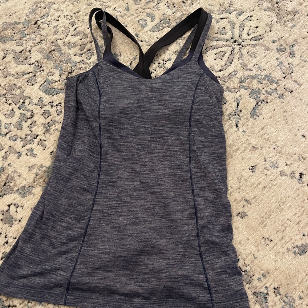 Lululemon sports bra top navy